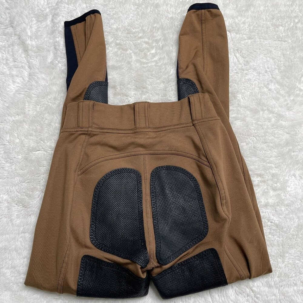 FITS Women's Brown Black PerforMax Full Seat Breeches High Rise Pants Size XS